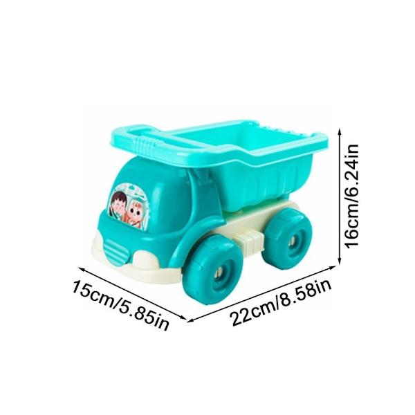 Sommarstrandleksaker Kit för barn Sandset Strandspel Leksak Hinkar Spadar Verktyg D8L4 23pcs 1set