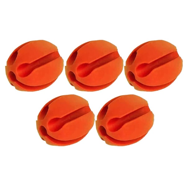 Spöhållare med kulspärr Spöskydd Förvaringsanordning Fiske Blue 5pcs