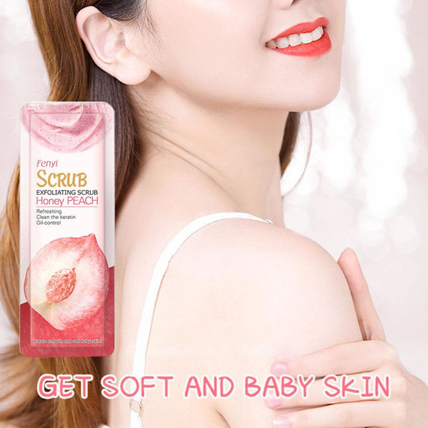 Radiance Ansiktsskrubb Persika Rengör & Exfolierar I1G7