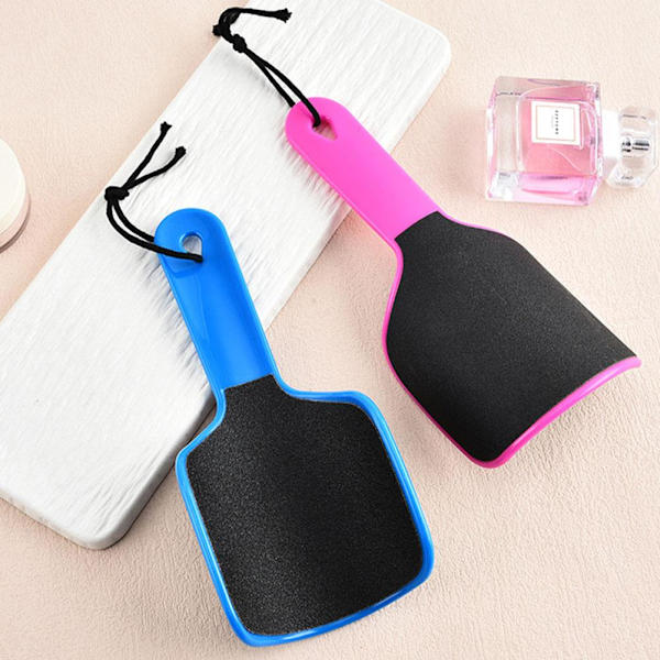 Dubbelsidig fotfil Exfoliator Vårdverktyg Rakhyvel Skrapa R7X5 green 1pcs