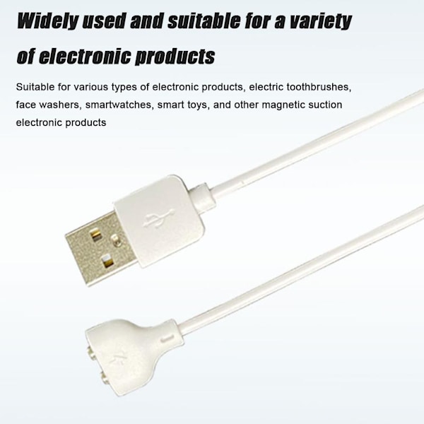 USB Magnetisk Datakabel Elektrisk Tandborste Laddningskabel L9P2 T8U4