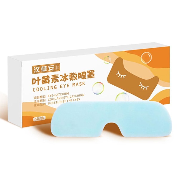 Ismask för ögonen, ljusblockerande, andningsbar, ögonskyddande hälso-mask ηφ B5P2 1orange 5pcs
