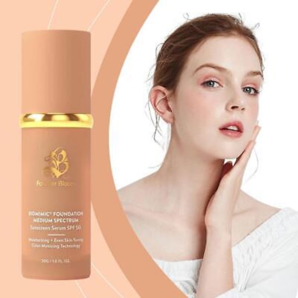 Forever Bloom Foundation 4-i-1 Biomimic Medium Spectrum Foundation Flytande 30g