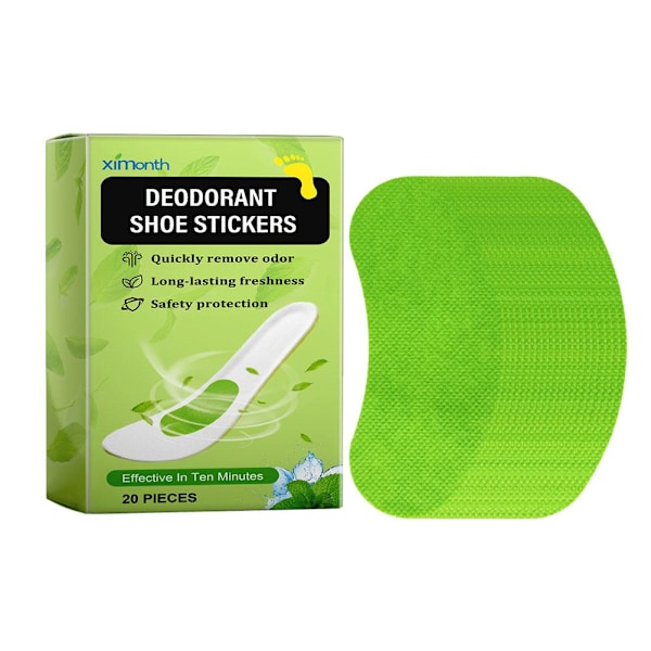 Skodoft Eliminator Skor Luktborttagare Deodorant Långvarig Patch Rea Z8U8