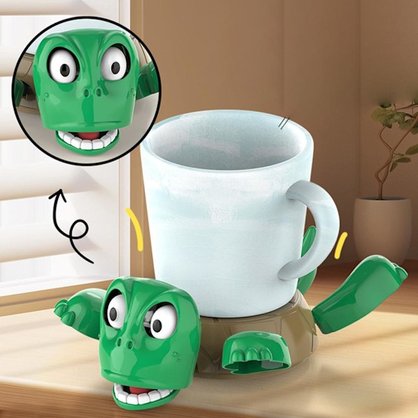 Sköldpadda Underlägg 3D Mugg Hållare Panda Underlägg Varm GreenB 1pcs