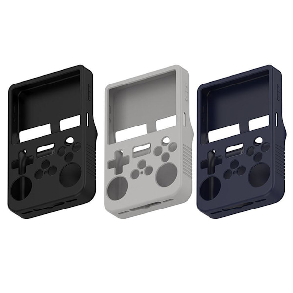 För R36S Handhållen Spelkonsol Förvaringsväska Skyddsfodral Silikonskyddsfodral$ black 1pcs