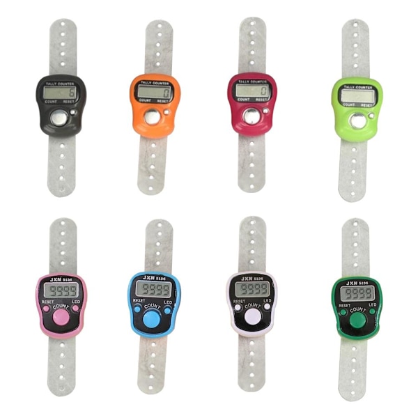 LED Digital nummerräknare Stegräknare Handhållen räknare Klick✨w Stickning U7G