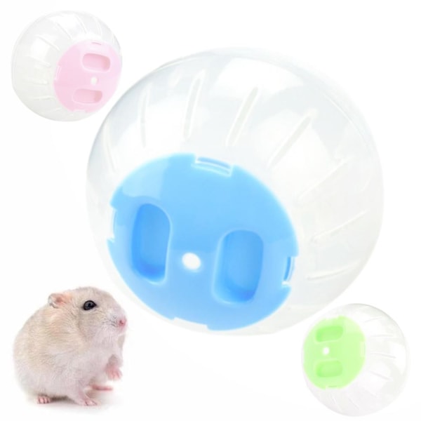 10cm Färgglatt Hölje Löpboll Litet Husdjur Hamster Leksak Träning Fitness Hjul Hamster Löpning M9d0 pink 1pcs