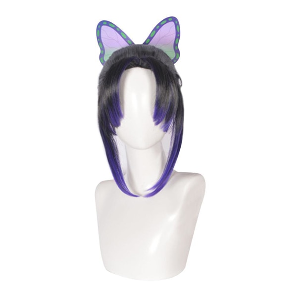 Demon Slayer: Kimetsu no Yaiba Kochou Shinobu Widow's C1M4 hårklämma Butterf Peak F1W4 purple B