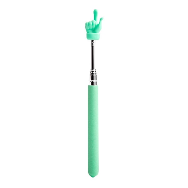 Teleskopisk Lärarpekare Mini Hand Klassrum Och Pekare Presentation Finger K6I2 green one-size