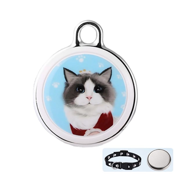 Pet Locator Trådlös Vattentät Anti-förlorad Halsband Smart Enhet P7F8 O1U9 2 1pcs