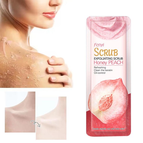 Radiance Ansiktsskrubb Persika Rengör & Exfolierar I1G7