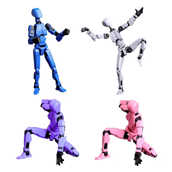 Rolig Vridande Stickman Sugpropp Variation Liten Robot Dekompressions Stickman Fotografi Leksak K5y1 grey black onesize