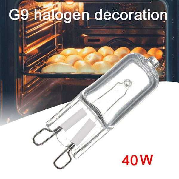 G9 LED-lampa Dimbar 40W Bi-Pin Sockel Halogenlampa 1500-2000H F9I7 Z6L6