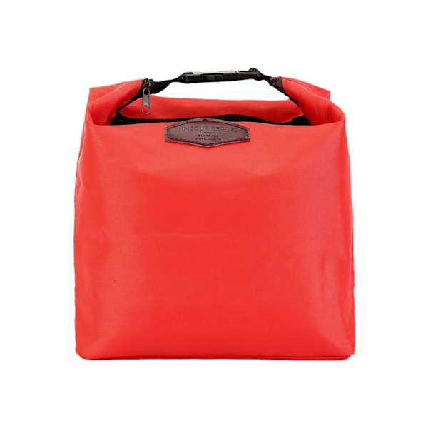 Bärbar Termisk Isolerad Kylväska Lunch Förvaringsväska Vattentät Picknickväska red One-size