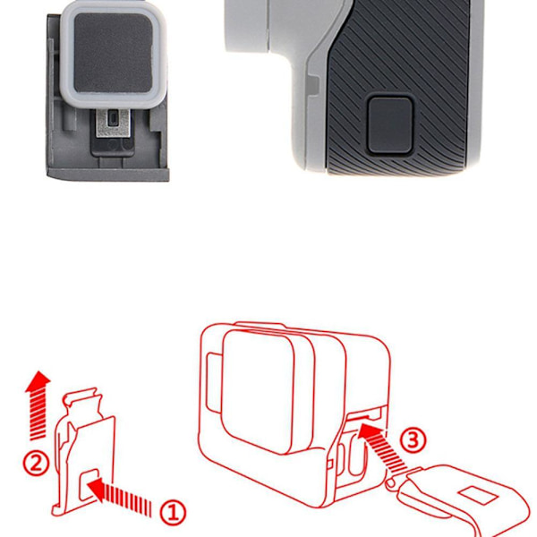 Nytt Original USB HDMI Sidokåpa Dörr Vattentät För GoPro Hero 5/6/7