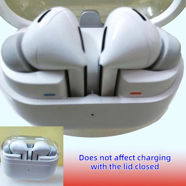 1 par halkfria öronkåpor för Samsung Galaxy Buds 3pro/Buds 3 Y8B0 D1D5 W6U4 grey M