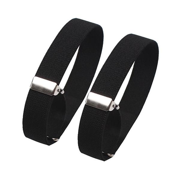 Herr Business Elastisk Justerbar Skjortärmshållare Armband Ärmhållare Rem A9 wine red One-size
