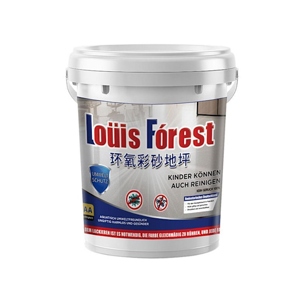 Högblank Marmoreffekt Epoxigolvbeläggning, Louis Forest Epoxigolvfärg, Vattentät Garagefärg, Färg, Golv Golv Gray One size