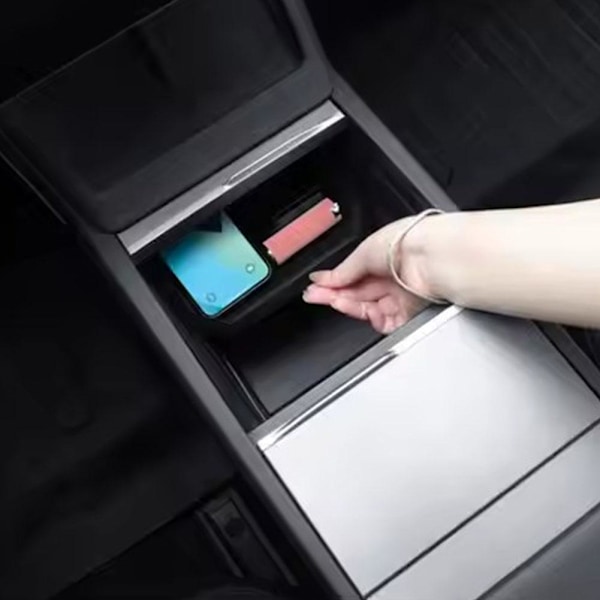 Armstödsbox magnetisk absorptionsbox för Tesla~Model Y Juniper 2025 K3O5 Y9P9 1pcs One size