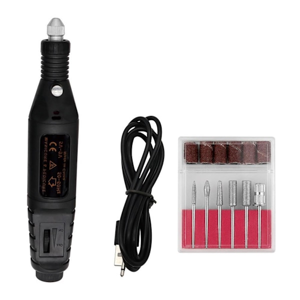 Slip- och poleringsverktyg Elektriska slipverktyg USB Bärbar Kraftverktyg U4z3 Black One size