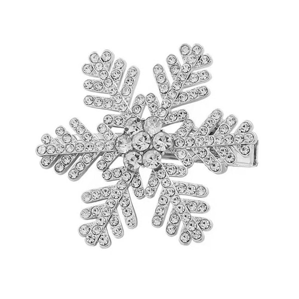 Söt Snöflinga Hårklämma Delikat Strass Hårnål AU För Kvinnor Hår A6U7 style6 One size