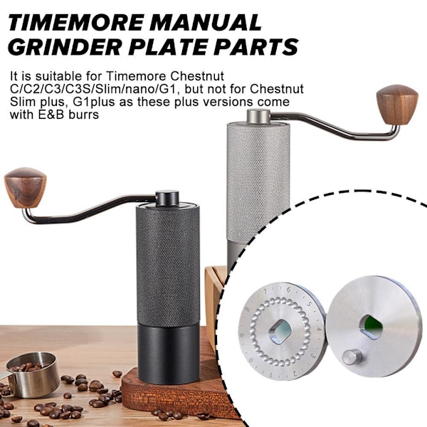 Manuell Kvarn Plattdelar För Timemore Chestnut New L0