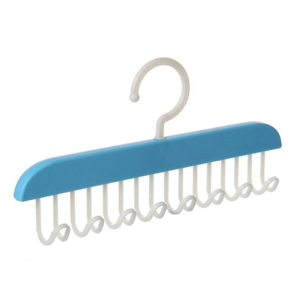 Bälteshängare för garderob, halkfri förvaring, antihalk, multikrok, BH-hängare white 1PC