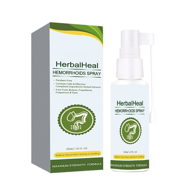 Herbalheal Hemorrojder Spray, Naturlig Herbal Hemorrojder Spray -