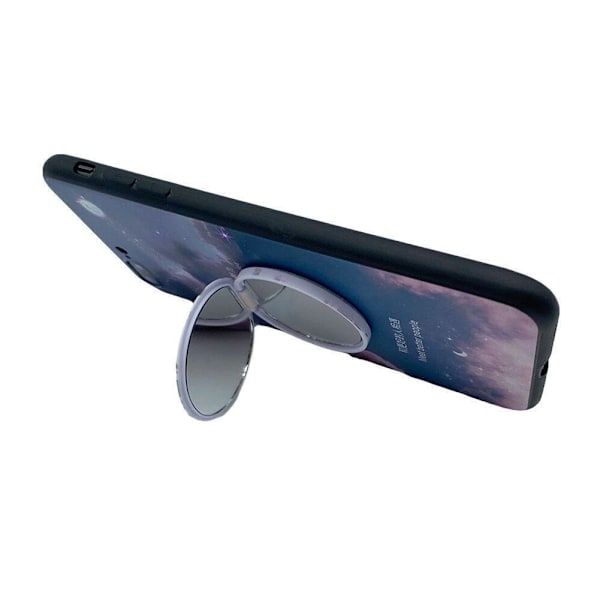 Mini Spegel Telefonhållare Stöd Vikbar Telefon Sockel Lot Ställ K8 Hållare C W9W2 black 1pcs
