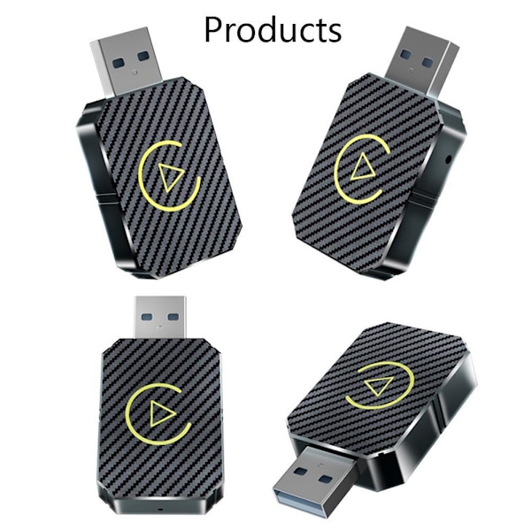 Trådlös Box Uppgradering Android Smart Bil Trådlös Adapter Box W8S4 R2P9 Y1K8 Silvery 1pcs