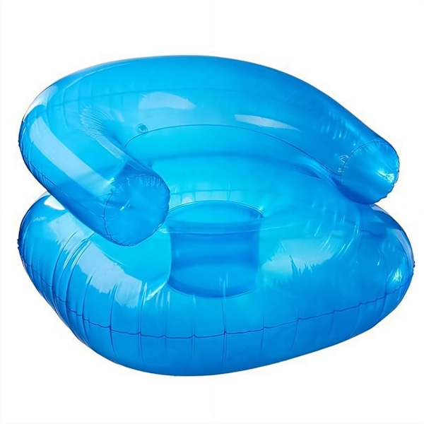 Uppblåsbar Poolsoffa AirSeat Strandpool Spelsäte PVC Strand Sol A5 Pink Child