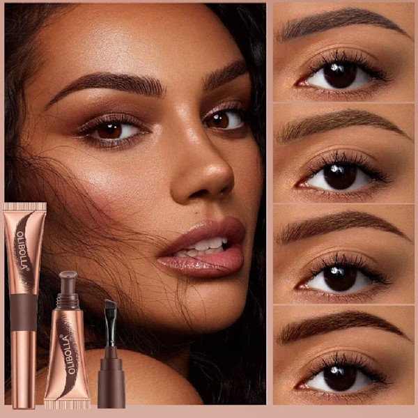 Ögonbrynstatuering Peel-Off Tint Gel Brow Easy Långvarig Vattentät❀ RUEEET#3 6ml