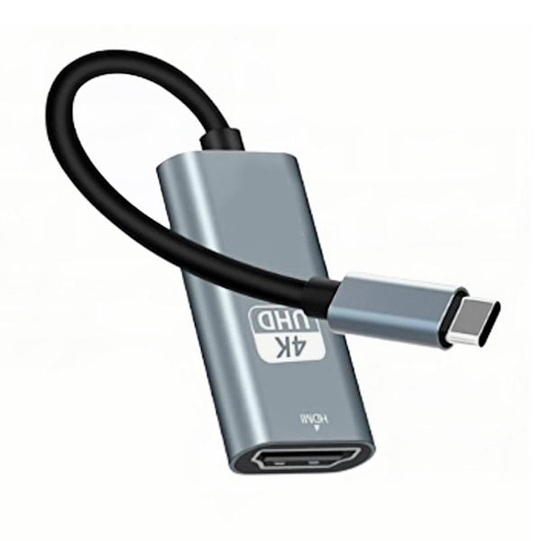 4K 60Hz USB C till HDMI Adapter Typ C Thunderbolt 3 till HDMI Konverterare✨a