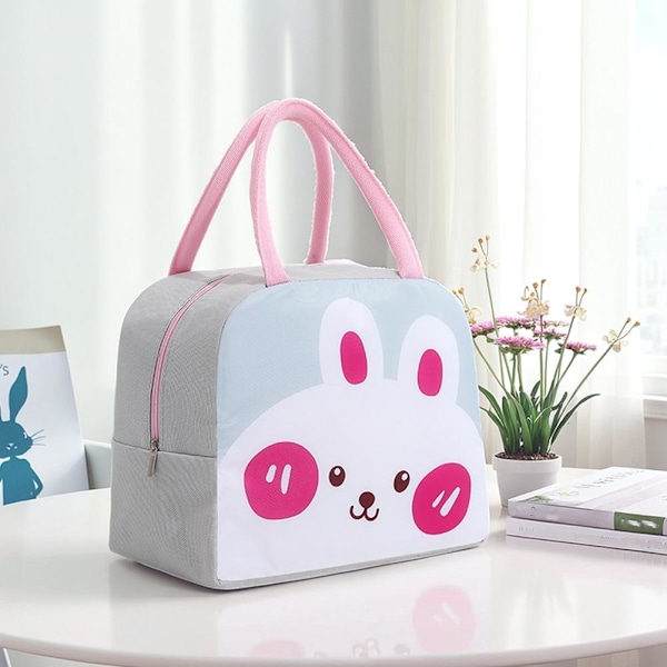 Lunchväska Handväska Lunchlåda Väskor, W1B7 E9F6 pink rabbit One size