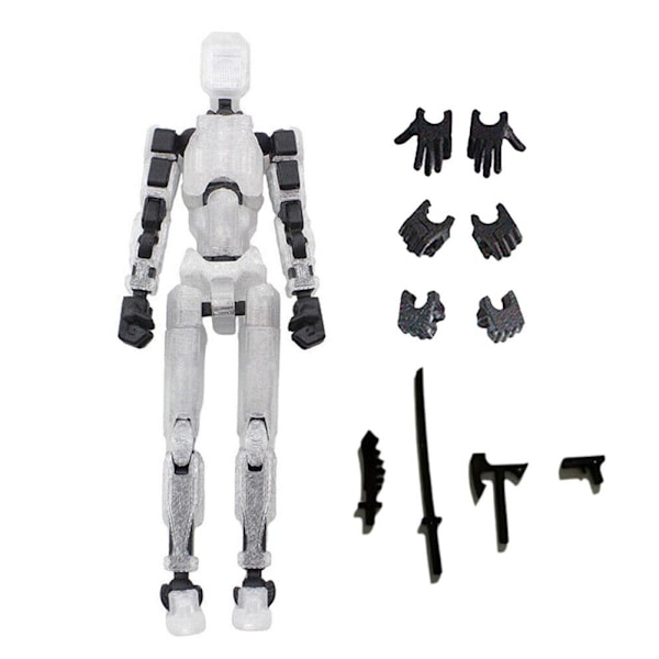 3D-utskrift DIY Pussel Dekompression Lyckliga 13 Full Leksak Mobil Soldat Block Docka Byggled G5e9 black one-size