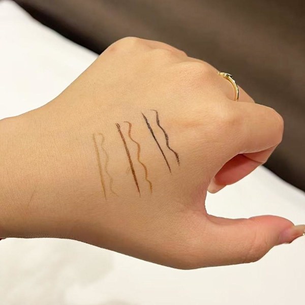 Flytande Eyeliner Penna Svart Brun Färg Eyeliner Penna Långvarig 01 Black One size