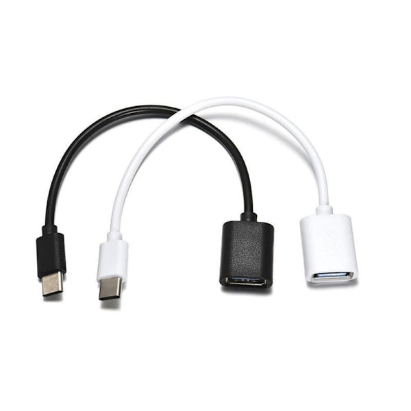 OTG USB-C 3.1 Hane Typ-C till USB Adapter 3.0 A Hona Konverterare 2025 DataUS2025 white one-size