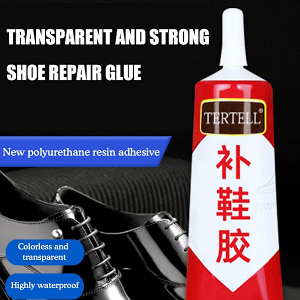 GINTBN Skolim, Skolim för Reparation av Sula, 60ml Sneakerslim, Starkt Multifunktionellt Lim för Sneakers, Vandringsskor, Stövlar