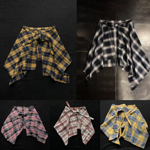 Klänning över byxor, moderiktig ny kombination, bekväm att bära A6R7 003 One size