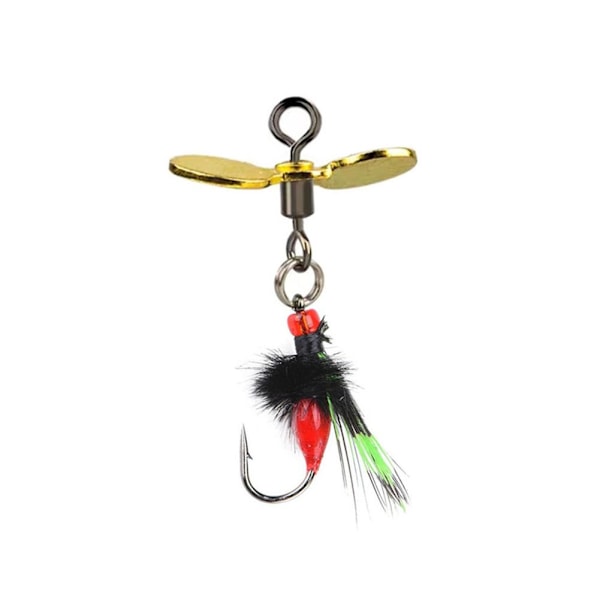 Flugkrokar Flugor Insektsbeten Bete Flugfiske Lockbete Paljetter F 1size