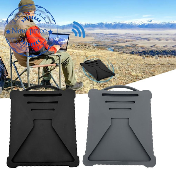Skyddande Silikonfodral för StarLink Mini Satellitdisk Fullständigt Skydd Varm Black 1set