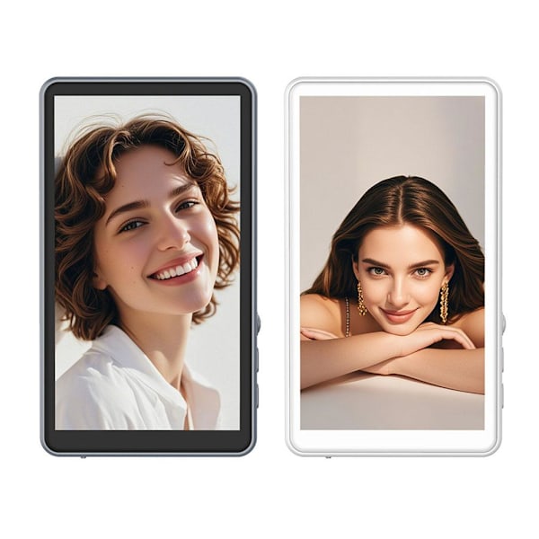 Magnetisk Trådlös Selfie-skärm – 4\" Bakre Kameravy för iPhone & Android, Portabel Selfie-display för Vloggning, Livestreaming Gray 1 pcs