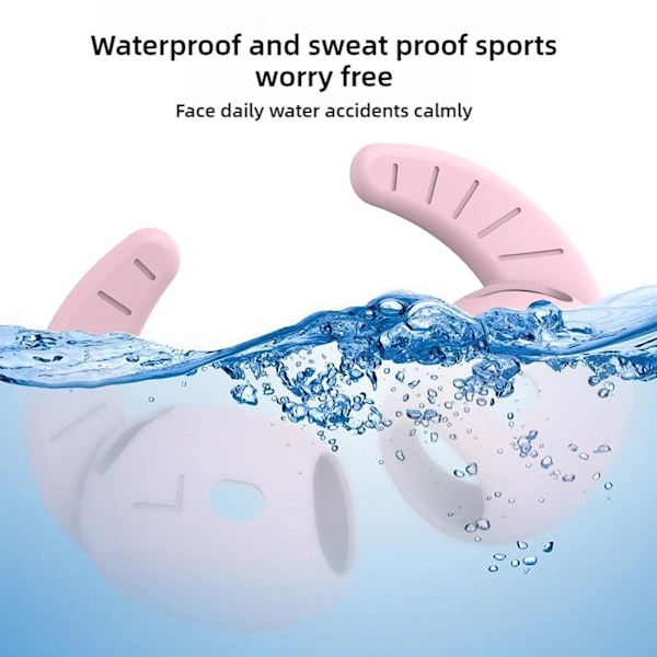 5 Par Öronkrokar Mjukt Gummi Öronproppshållare Skydd För airpods 4 Tillbehör 2024