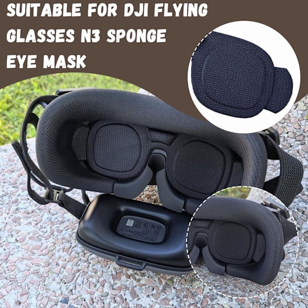 för dji Dji Svamp Ögonmask Ljusblockerande Dammtät Skyddande Fodral