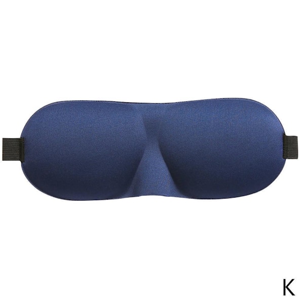 3D Reseögonmask Sovmask Vadderad Skugga Skydd Vila Avslappning Sovbindel Z1O0 navy one-size
