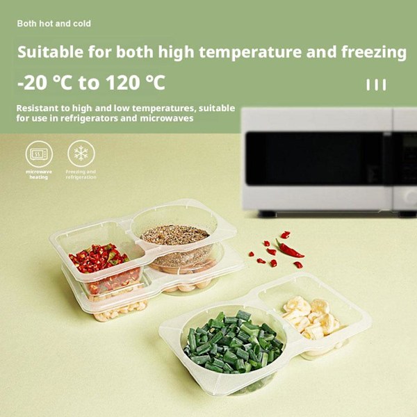 Återanvändbara Snack Pack Behållare, Nöt Ost Hopfällbara Snack Behållare A1U0 A 20pcs