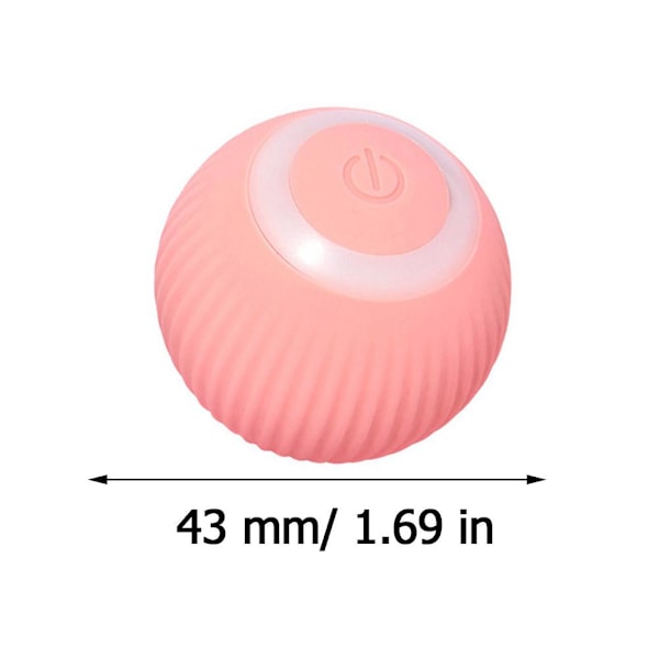 Gravity Smart Rullande Boll Kattunge Elektrisk Leksak Retande Avlastande Boll Retande Katt Katt Bitbollar F0t2  blue 1pcs