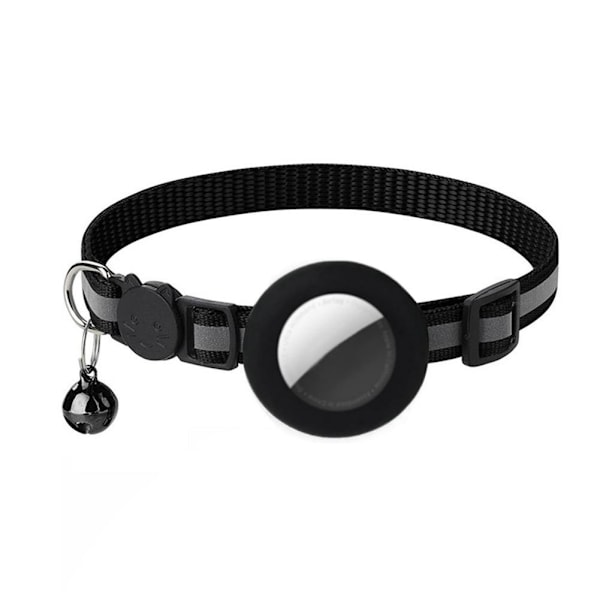 Säkerhetskoppel Kattunge Halsband Snabbkoppling Reflex US Vis HOT Bell L2S2 black 1pcs