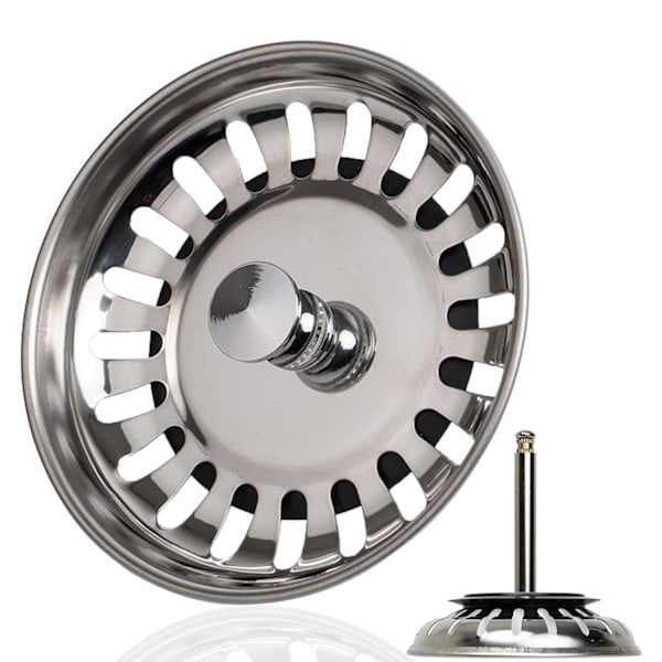 För Blanco Ersättnings Köksvask Sil Korg 79mm/82mm Plugg Avlopp UK ~ 79mm One-size